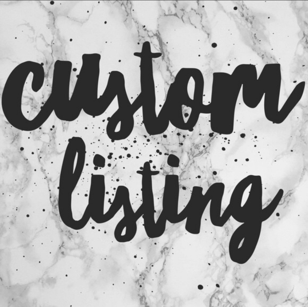 Custom listing for barooka